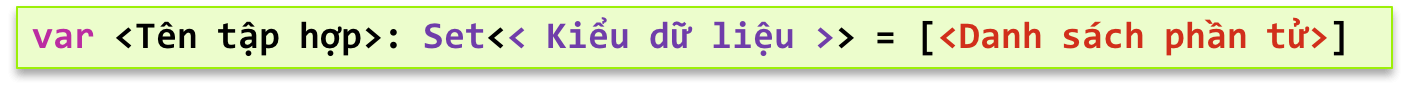 Set trong Swift