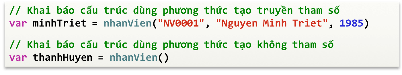 Struct trong Swift