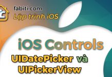 Hướng dẫn sử dụng Picker View (UIDatePicker và UIPickerView)